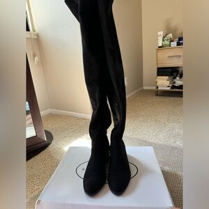 Steve Madden Gabriana 6.5 suede over the knee boots